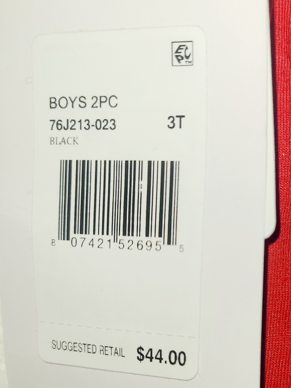 Nike Red and Black Kids Matching Set - Picture 3 of 5